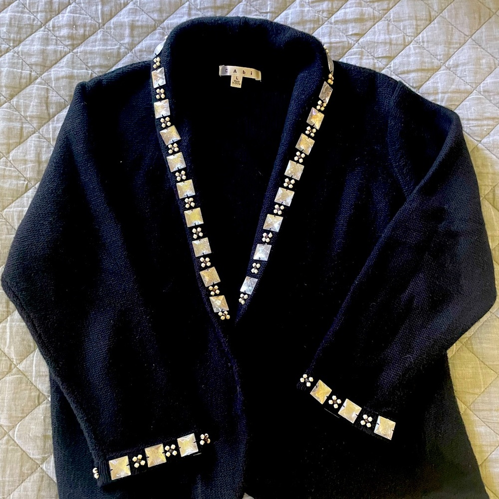 Cabi sweater black size large